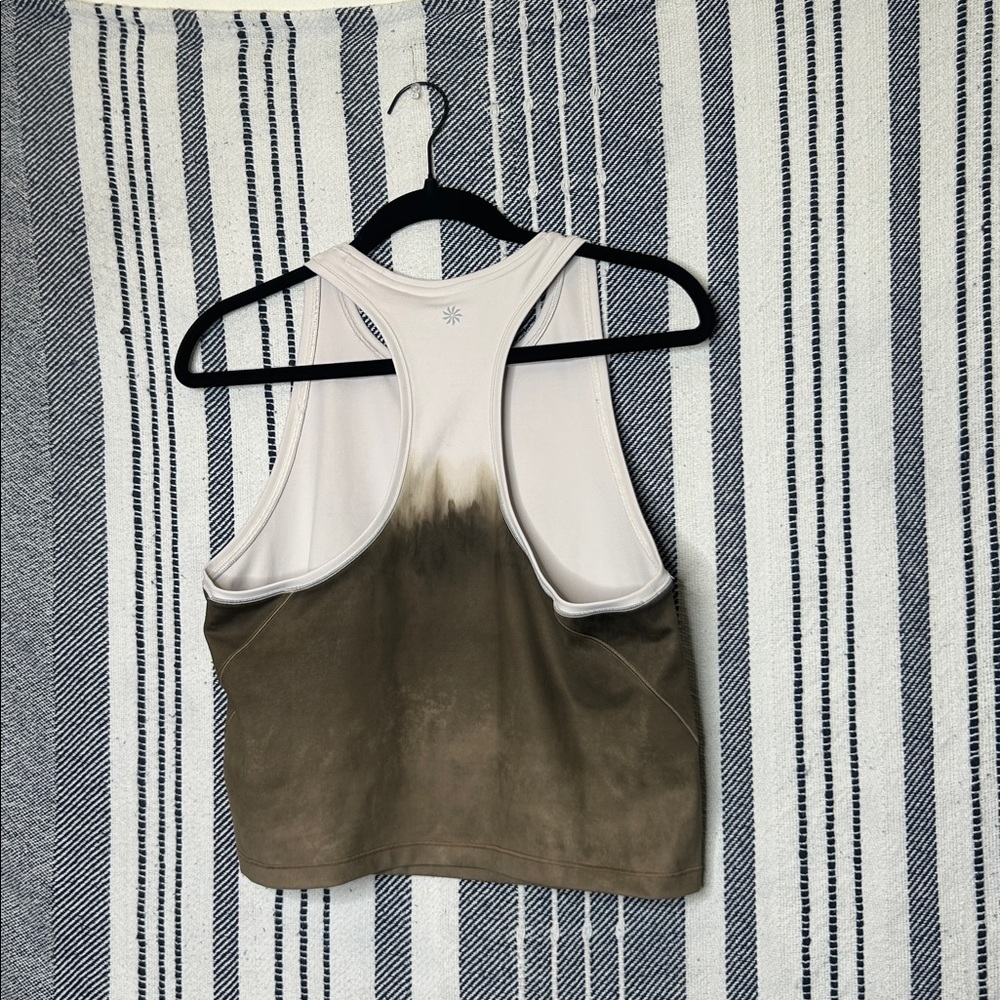 Athleta Shanti Watercolor Striped Crop Tank Top - Picture 5 of 5